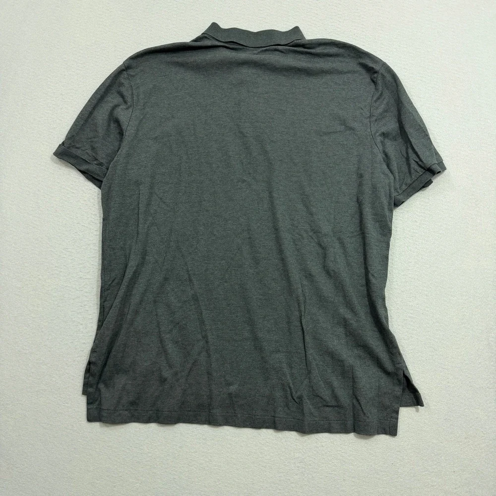 Polo Ralph Lauren Polo Mens XXL Gray Pima Soft Touch Short Sleeve Classic Pony